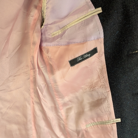 Paul Smith Wool/Cashmere Heathered Navy 2 Button Suit Jacket Size 38R - Picture 11 of 16